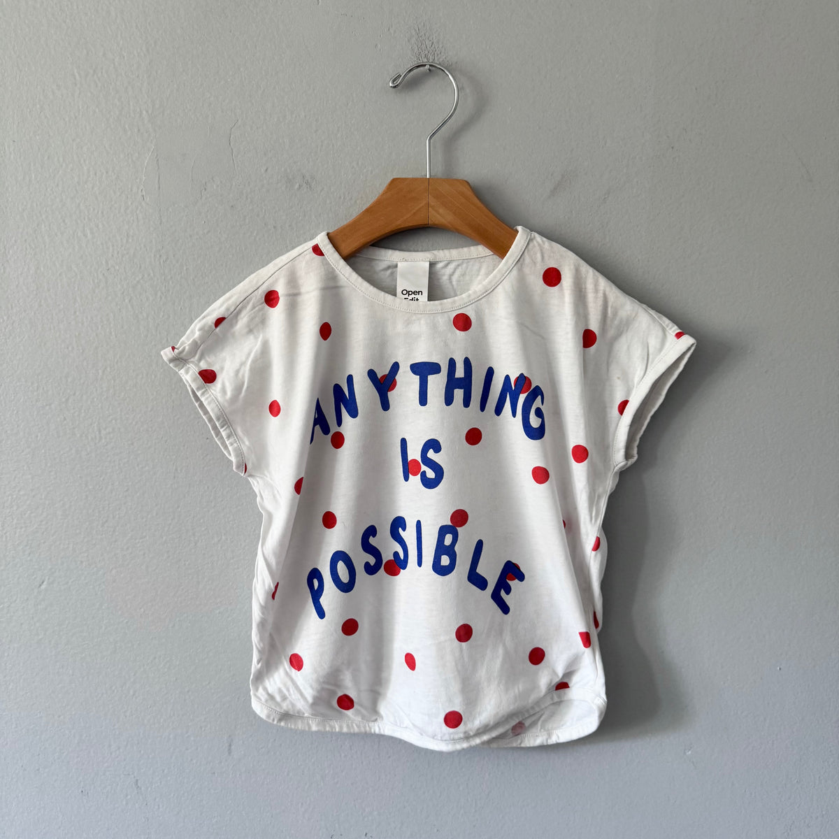 Open Edit / Anything is possble T-shirt / 5Y