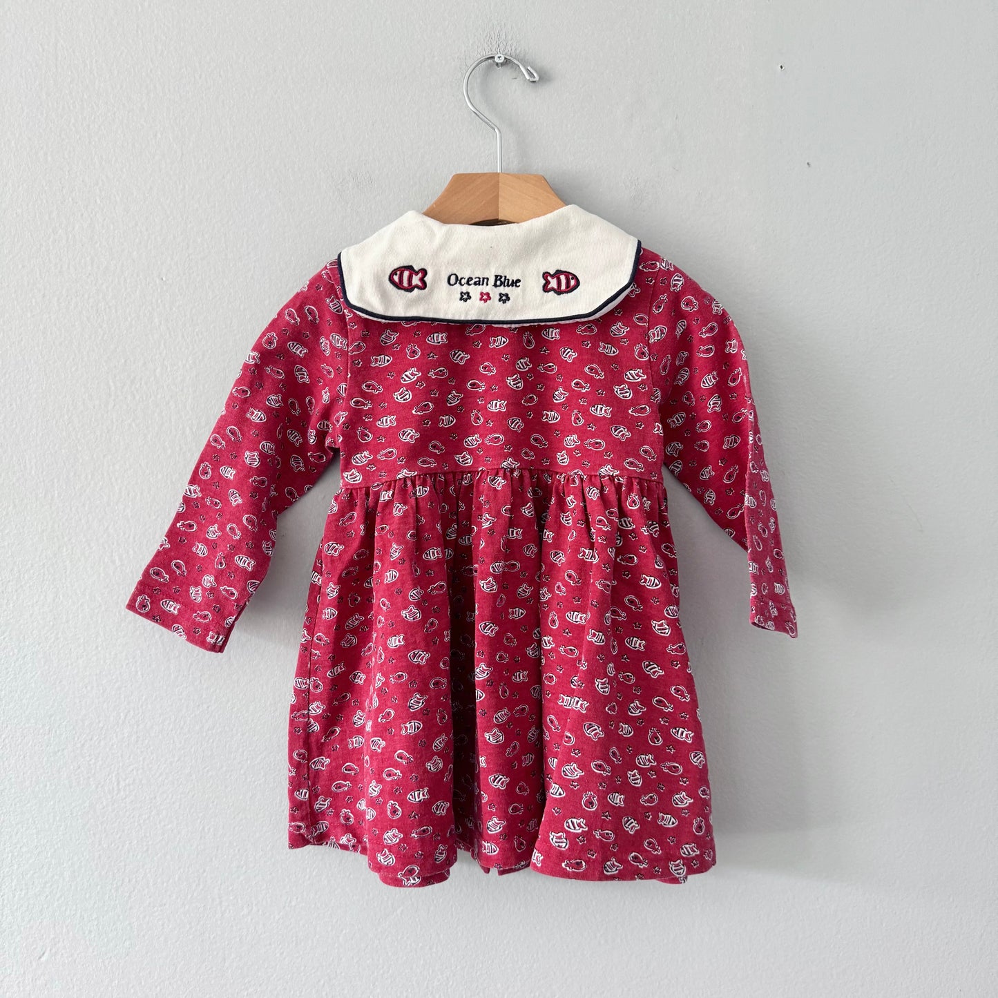 Vintage / Sun Valley fish pattern dress / 1-2Y