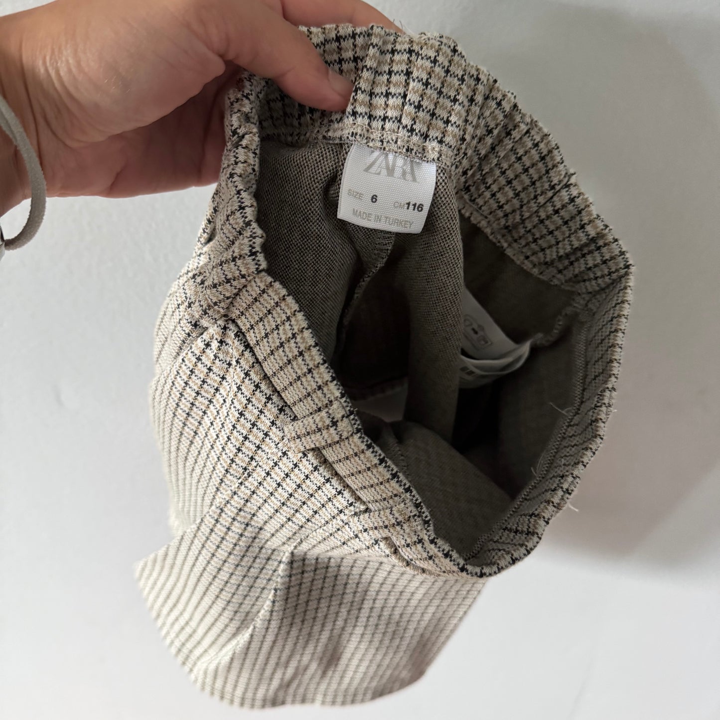 Zara / Checked skort / 6Y
