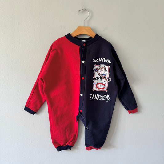 Vintage / NHL Montreal Canadiens crew romper / 24M