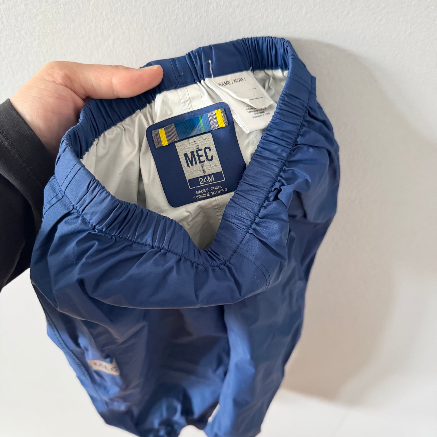 Mec / Navy rain pants / 24M