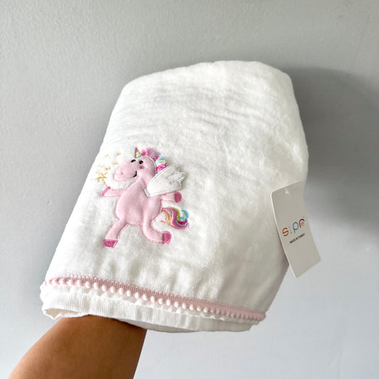 SPR Kids / Unicorn towel - New with tag