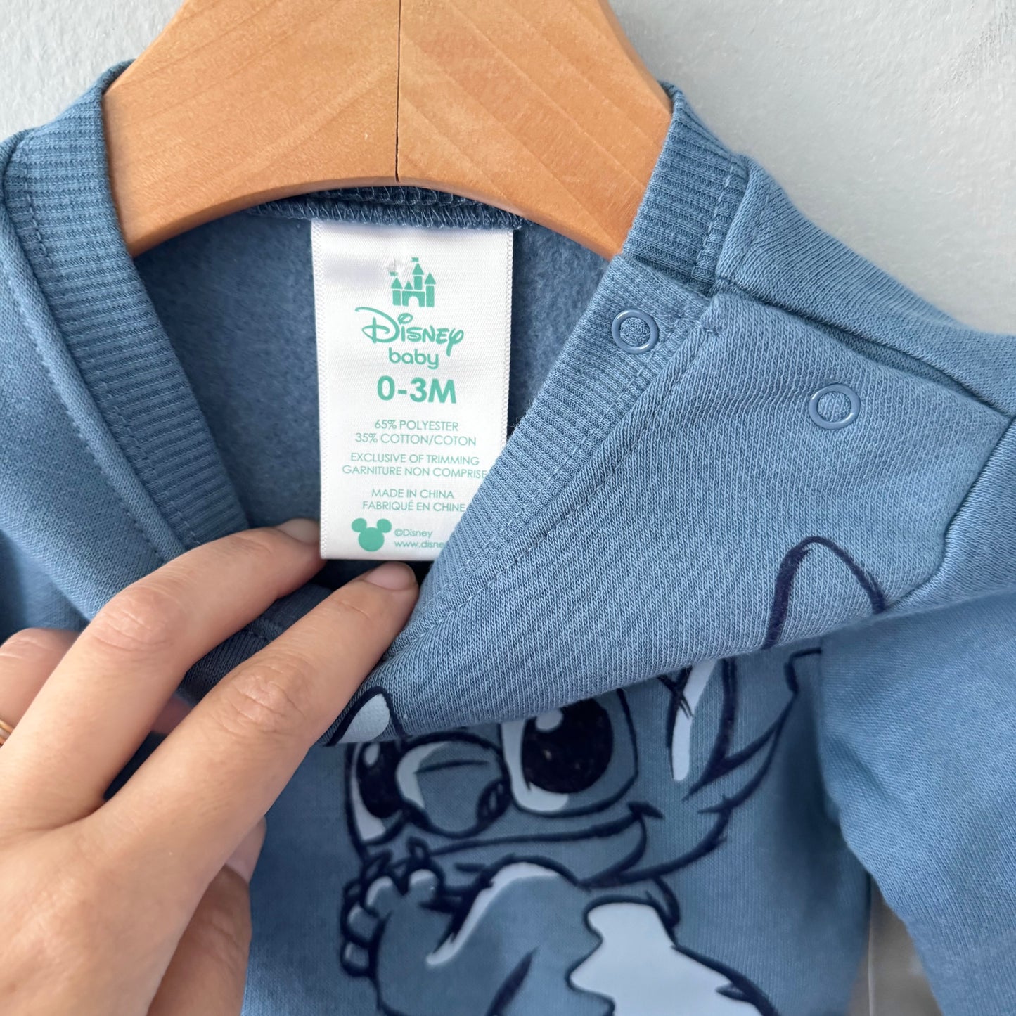 Disney / Stitch sweatshirt / 0-3M - New with tag