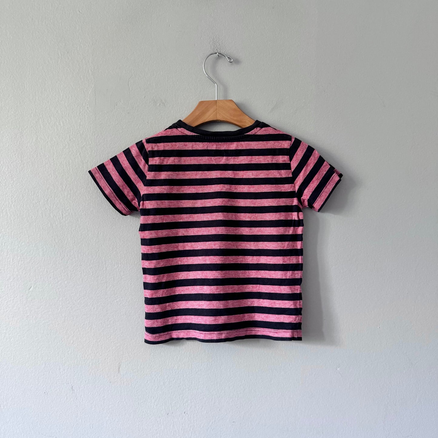 Gap / Red navy stripe T-shirt / 3Y