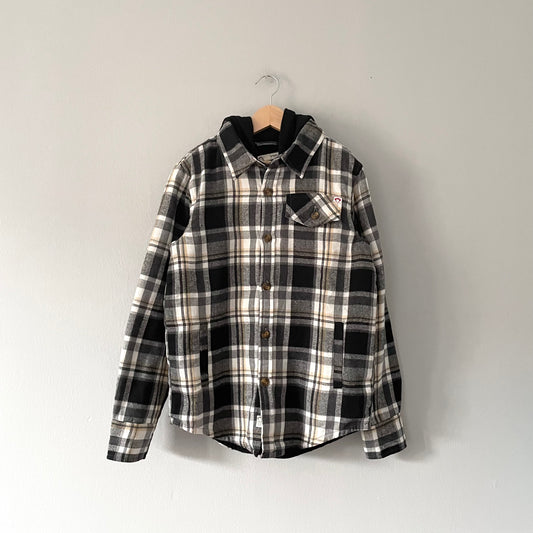 Appaman / Plaid hoodie shirt / 10Y