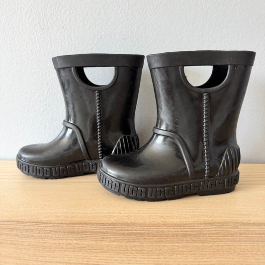 Ugg / Black rain boots / US8