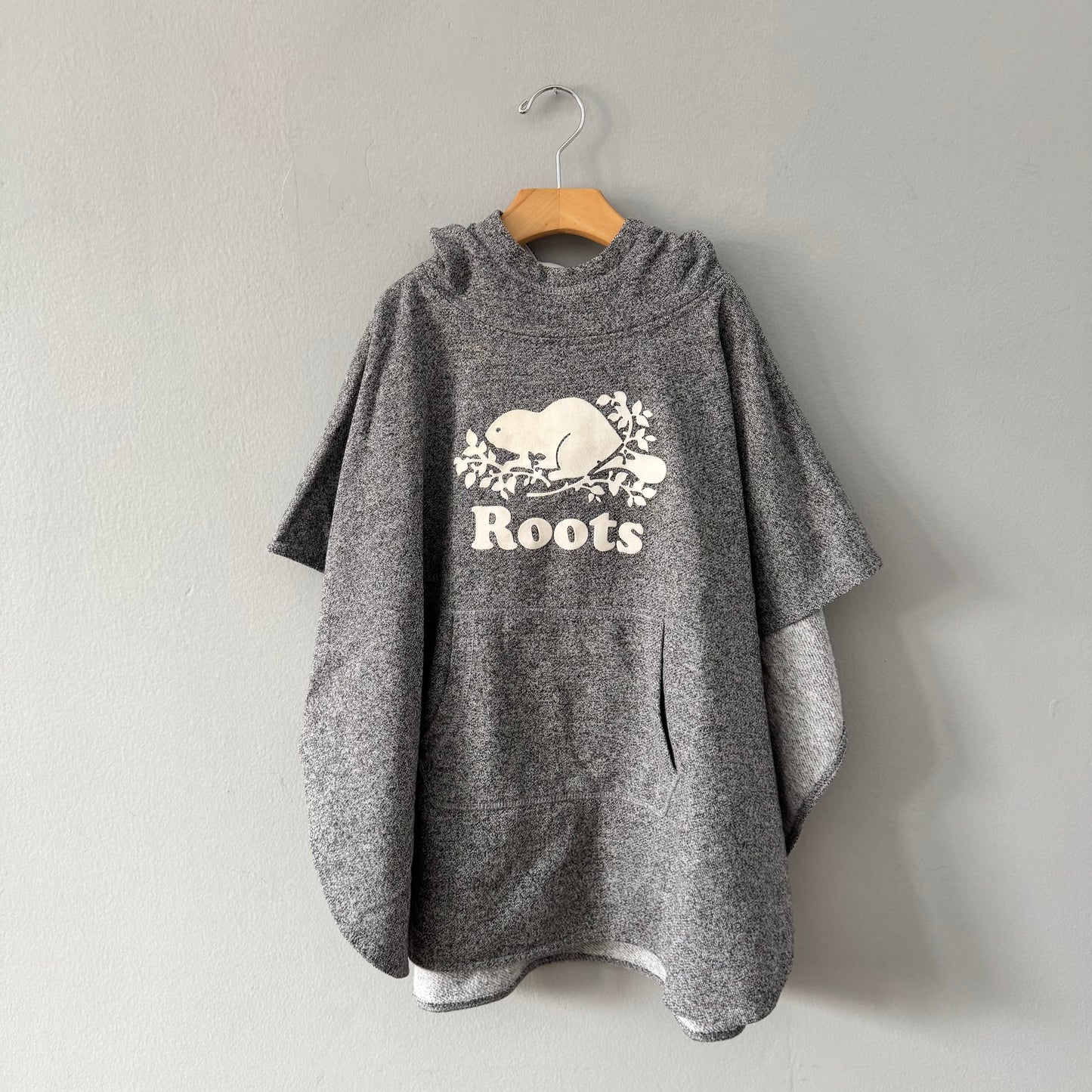 Roots / Poncho poivre et sel / 9-10 ans