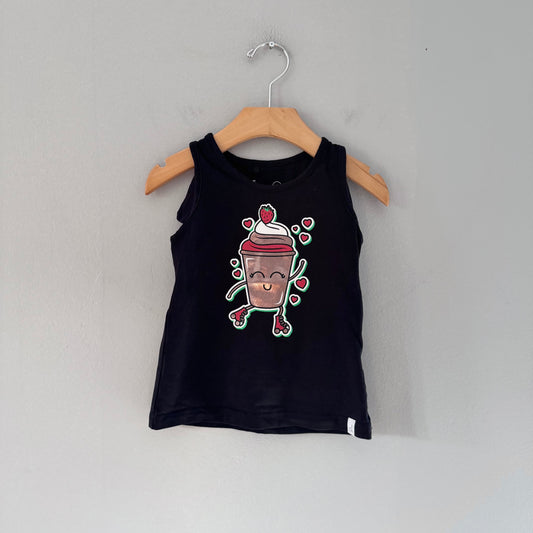 Deux par deux / Black tank top / 3Y