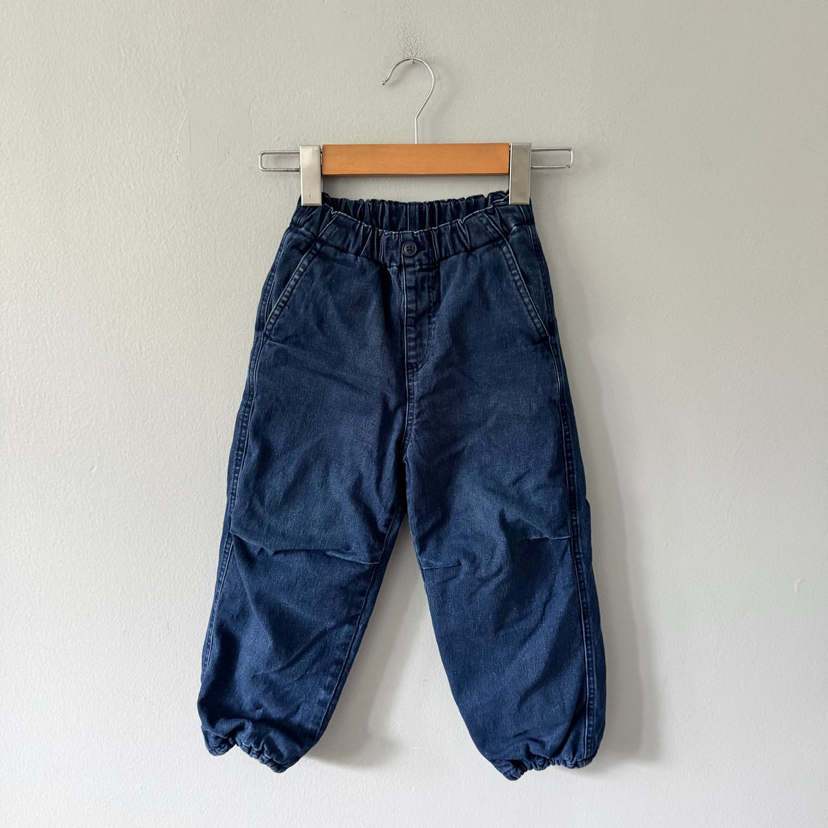 Uniqlo / Fleece lined denim pants / 3-4Y - 2 Available