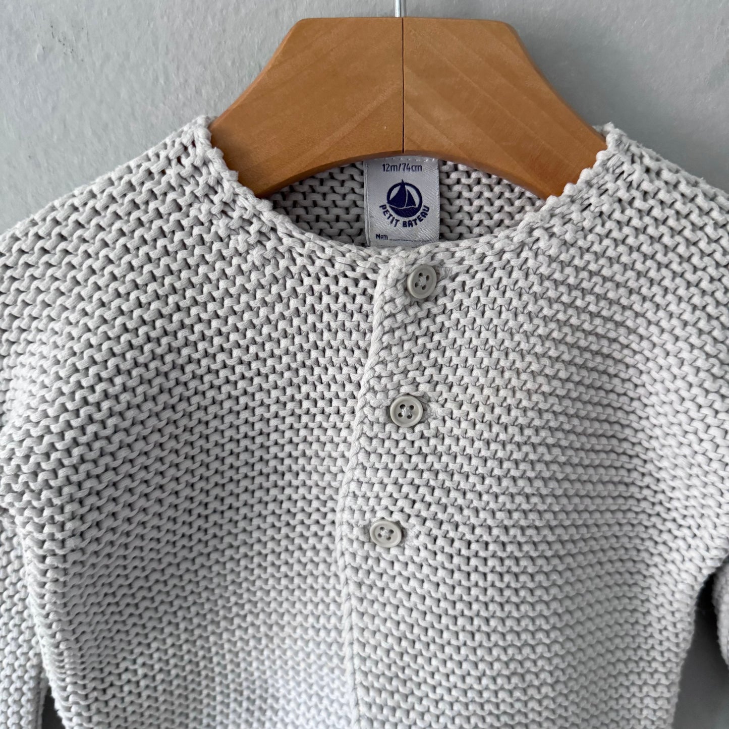 Petit bateau / Veste en tricot de coton / 12M