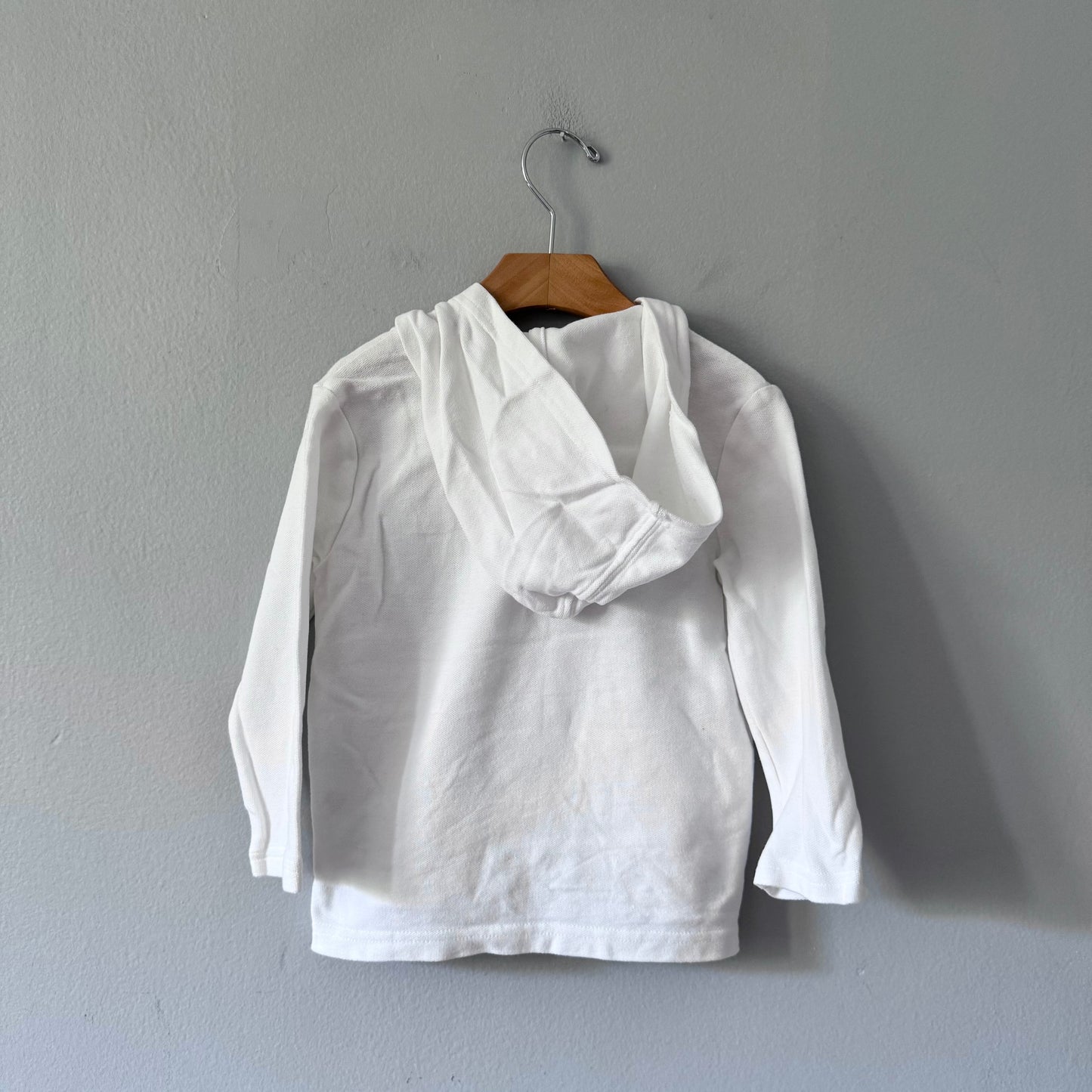 Janie & Jack / White polo hoodie / 2T