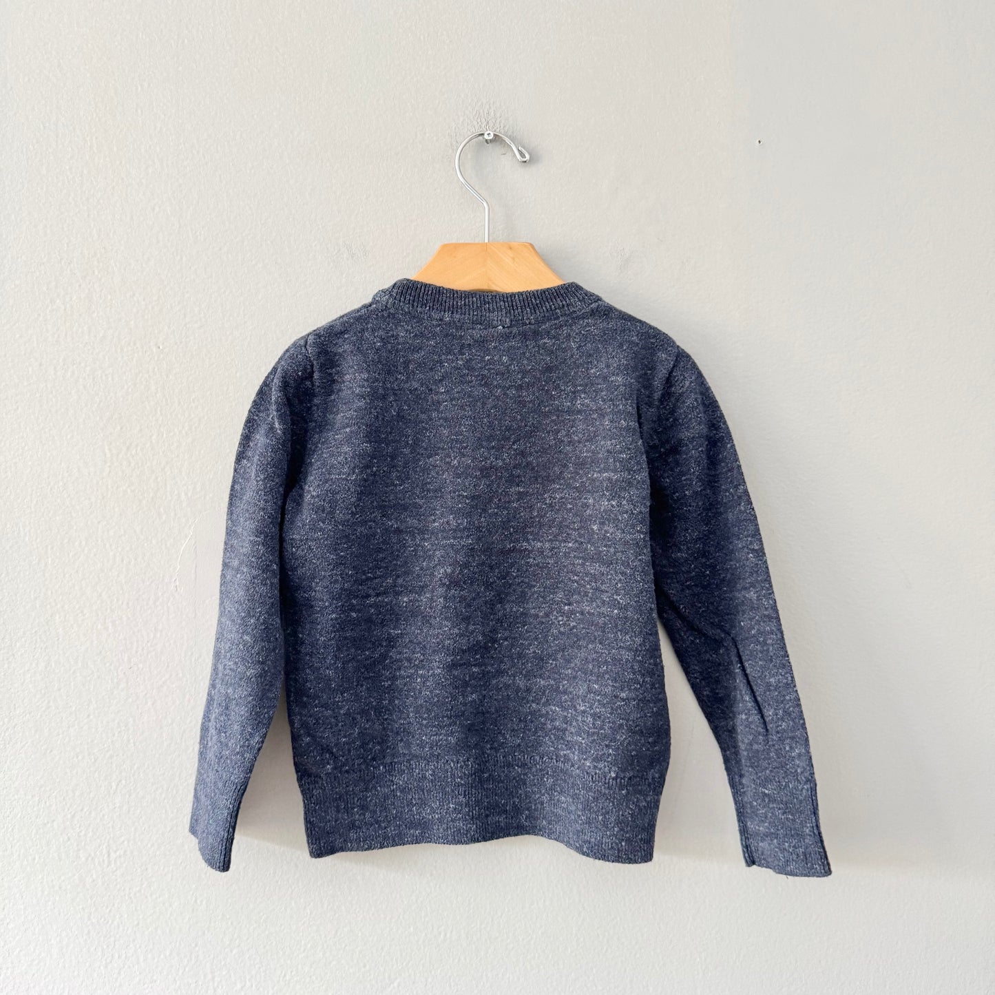 Gap  / Navy cotton mix knit pullover / 4Y