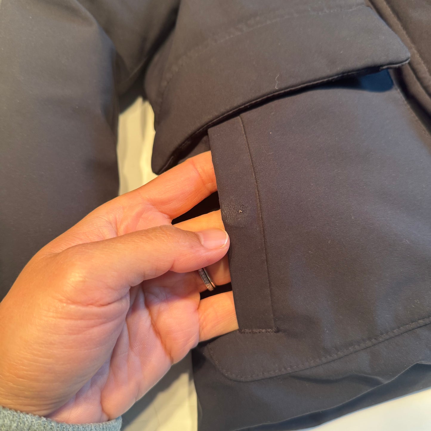 Save the duck / Black arctic jacket / 4Y