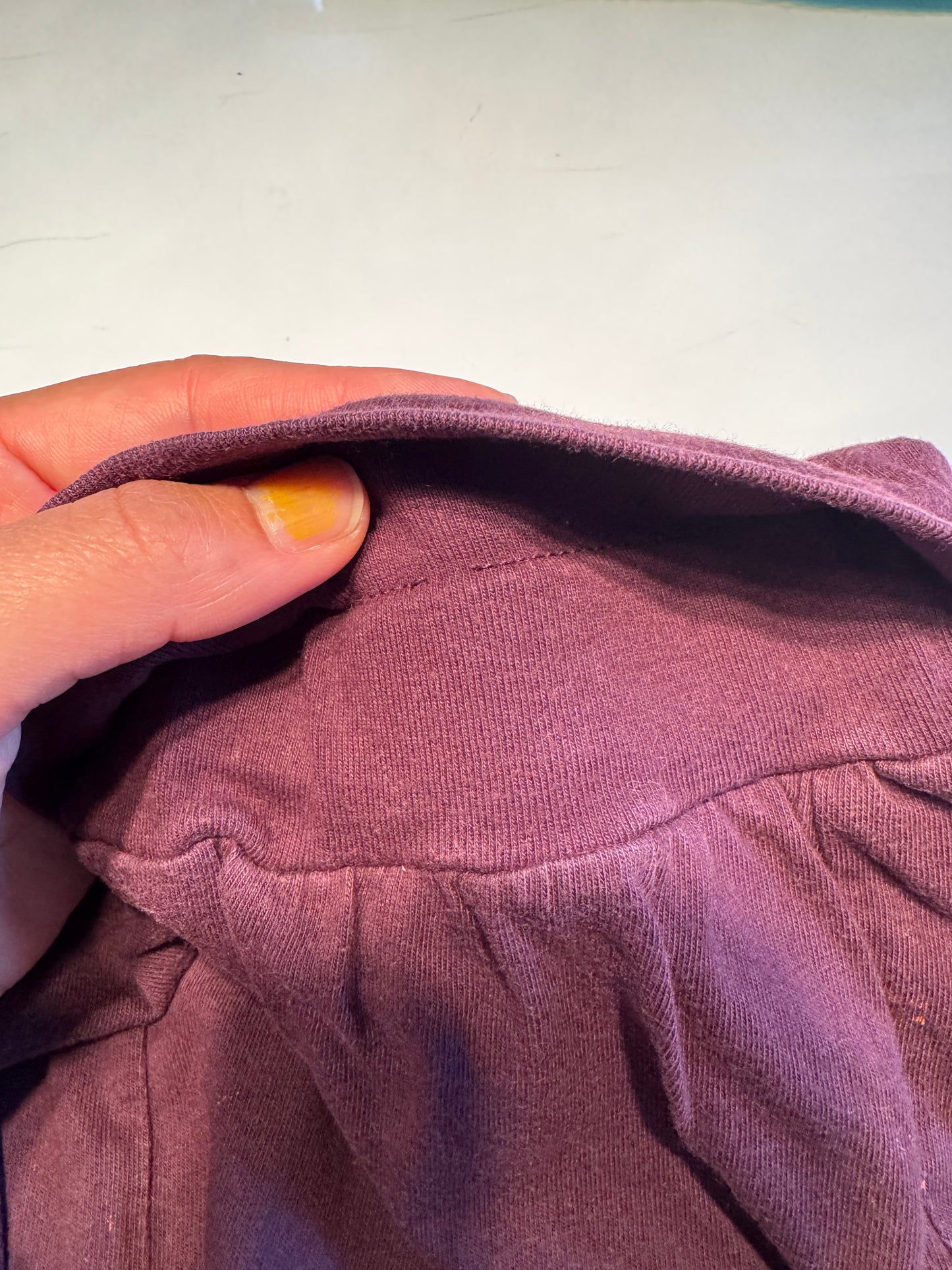 Mini mioche / Plum harem pants / 1-2Y
