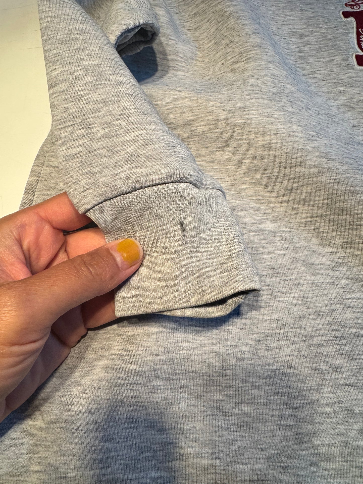 Uniqlo x Peanuts / Snoopy light grey crew dress / 5-6Y