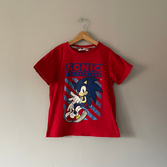 Sonic / Red T-shirt / 9-10Y