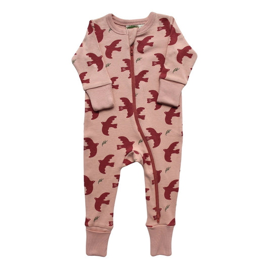 Parade Organics / Organic Signature Print '2-Way' Zip Romper / 18-24M, 2T & 3T