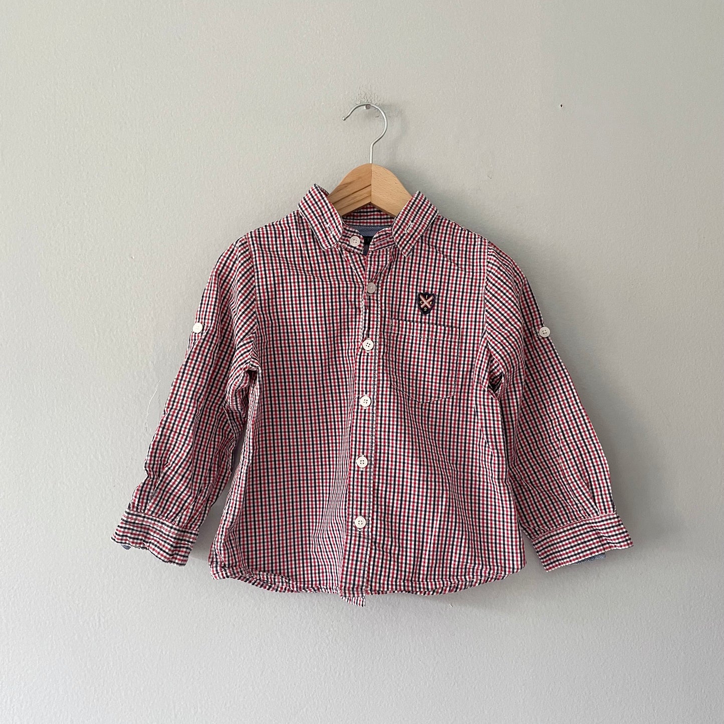 Ikks / Checked shirt / 3Y