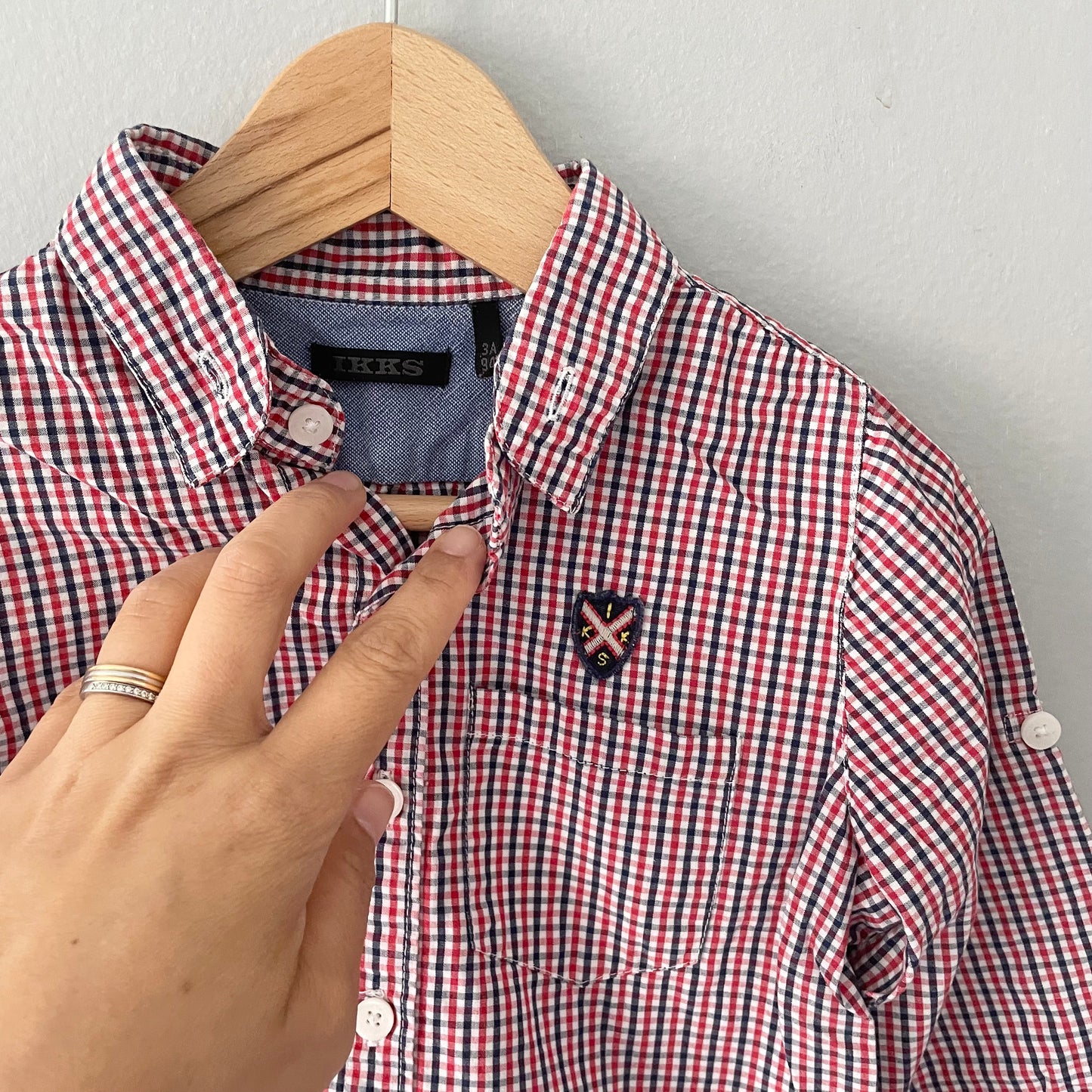 Ikks / Checked shirt / 3Y