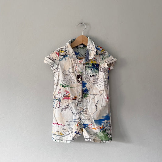 Gap / Shirt romper / 6-12M