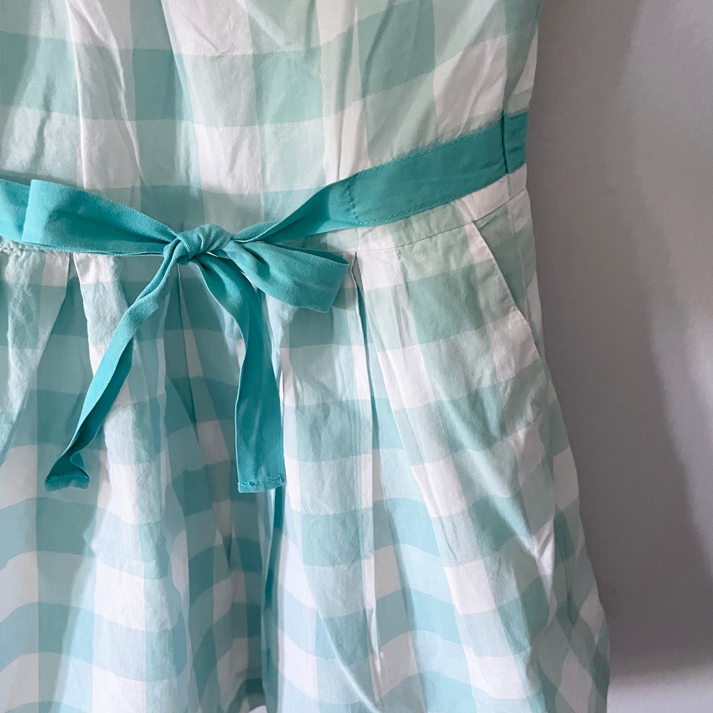 Jacadi / Checked summer dress / 3Y