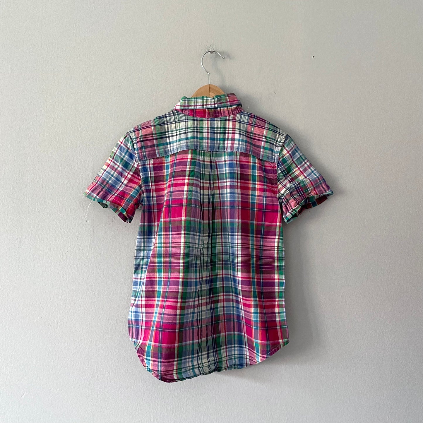 Ralph Lauren / Checked cotton shirt / 4T