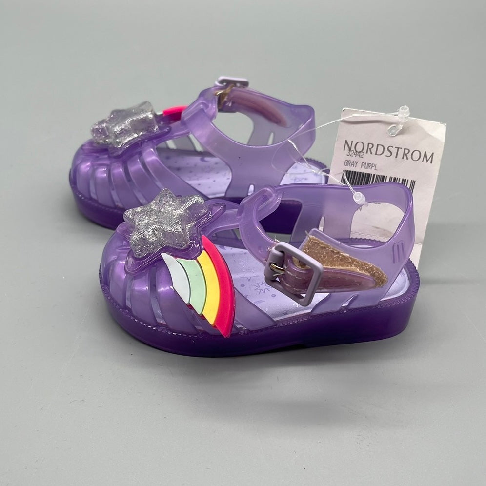 Mini Melissa (New) "Rainbow Jelly Sandals" / US5