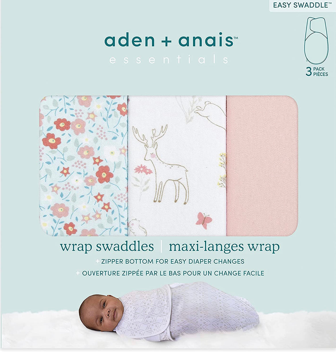 Aden + Anais / 5 set of swaddles / 0-3M