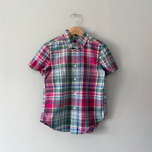 Ralph Lauren / Checked cotton shirt / 4T