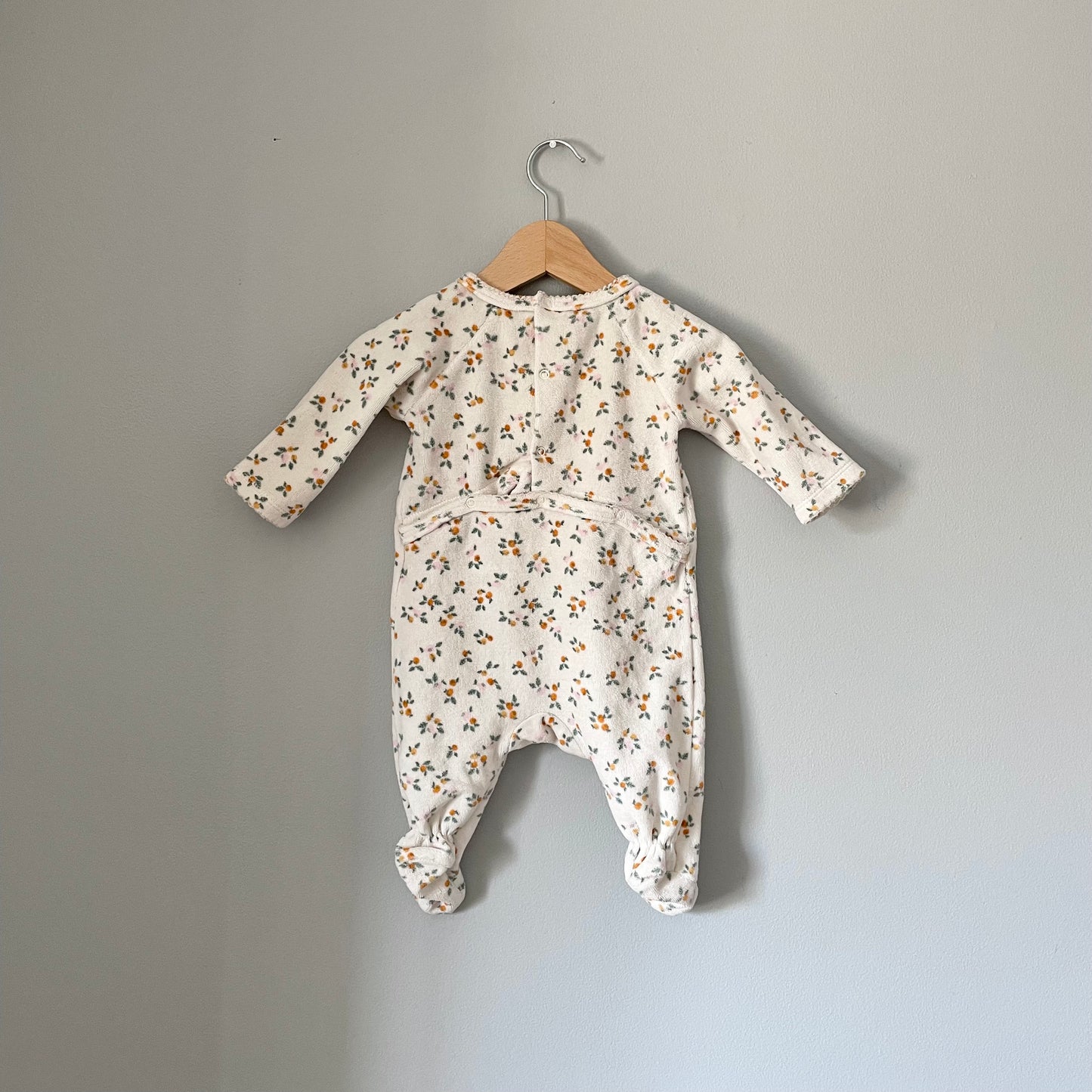 Cyrillus / White piled romper / 3M