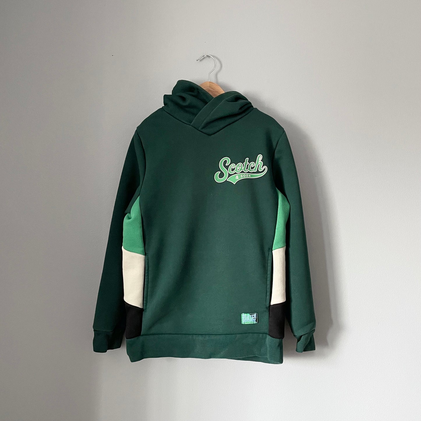 Scotch & Soda / Green hoodie / 10Y