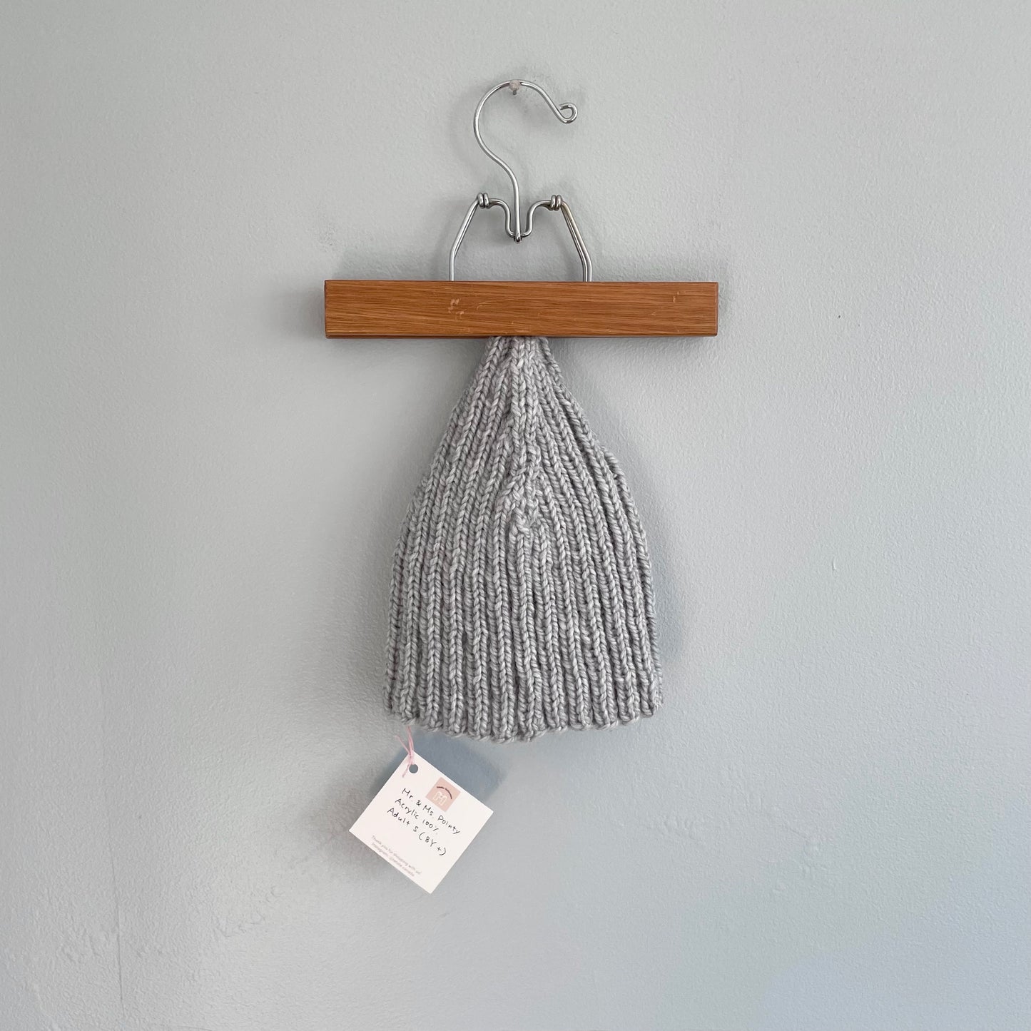 tetote / Pointy ribbed beanie / Adult S