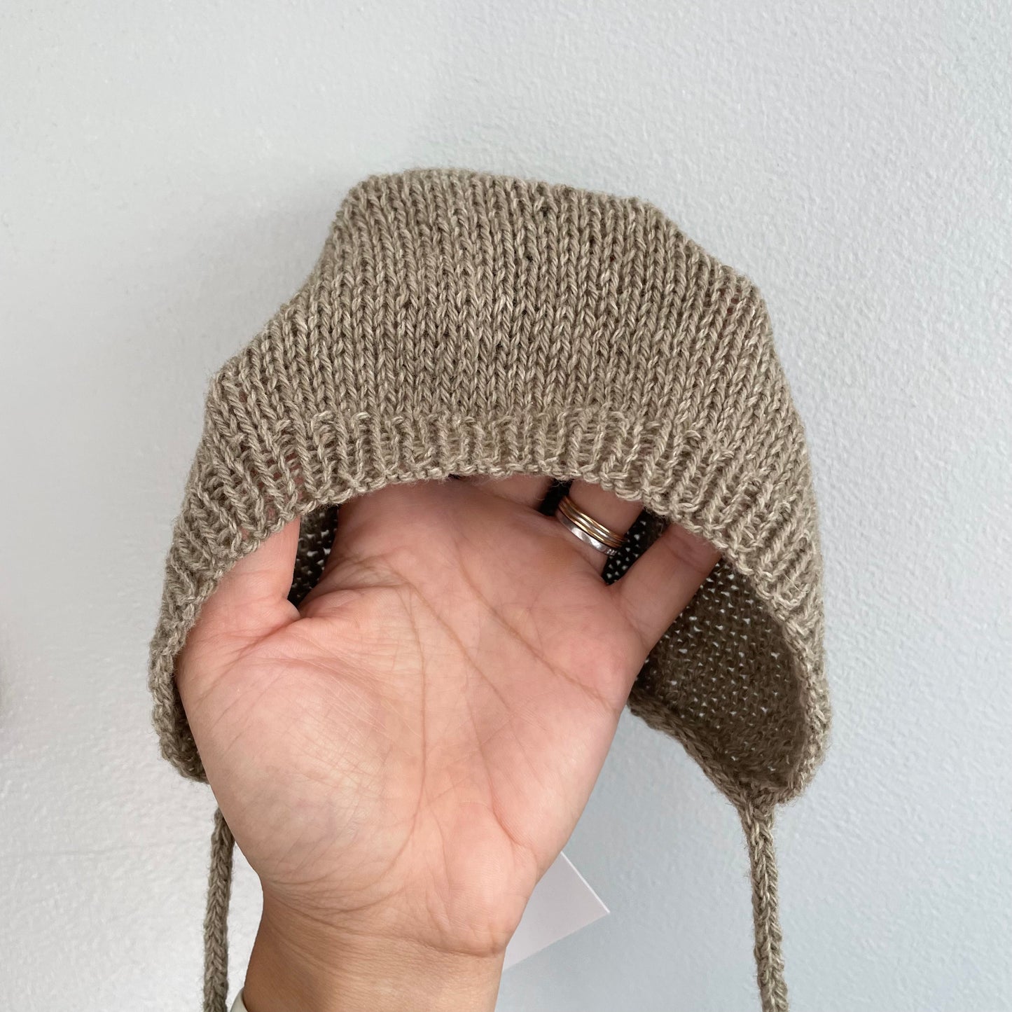tetote / Organic cotton & wool bonnet / 3-6M