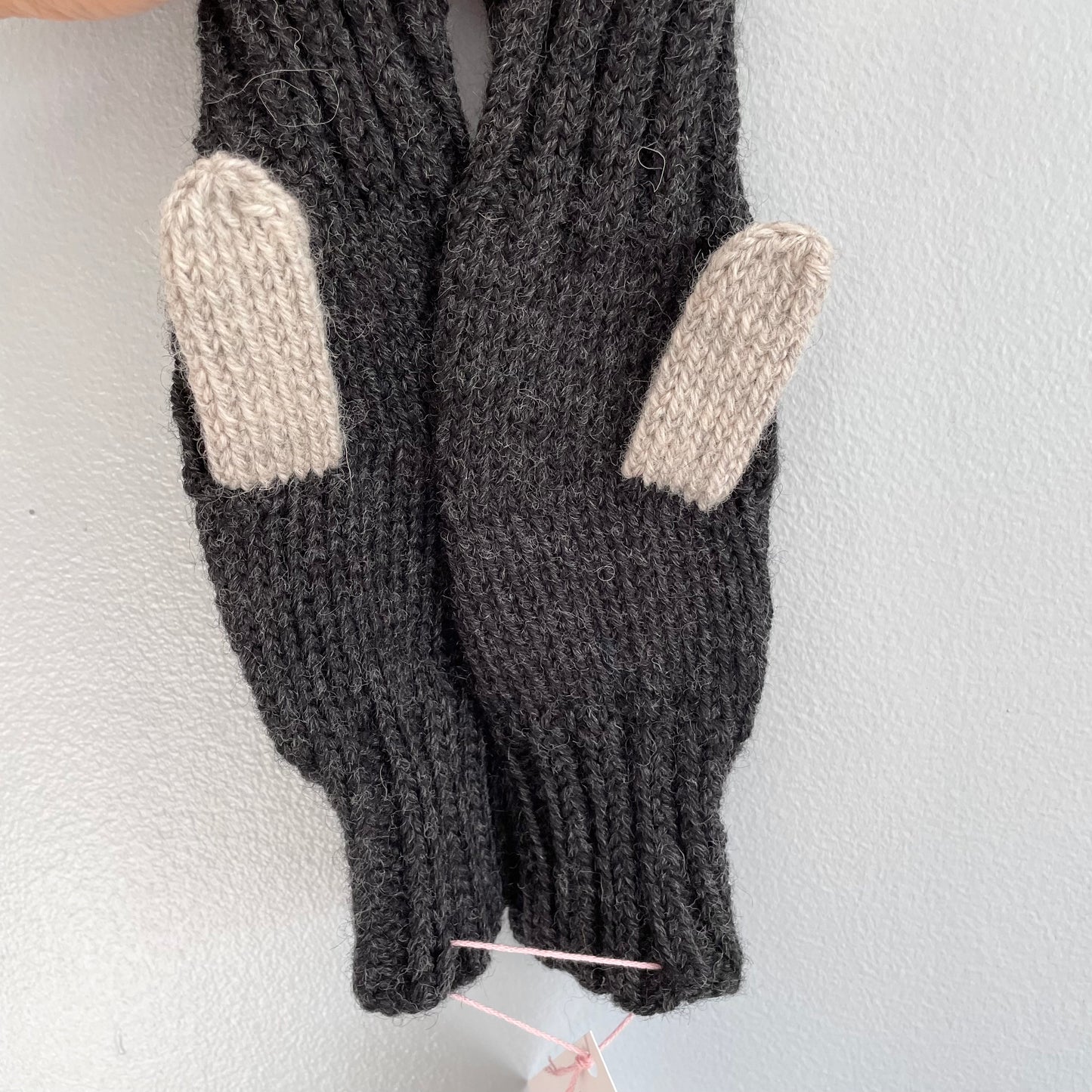 tetote / Hand knitted gloves / 4-6Y