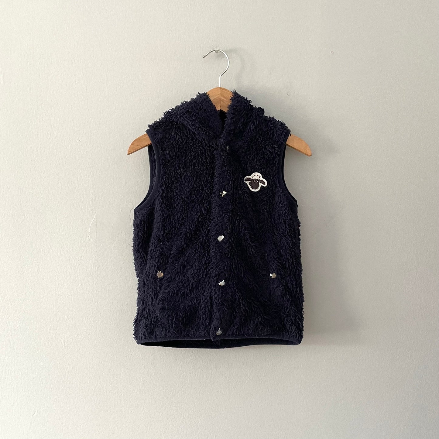 Typy Ciaopanic / Black sherpa vest / 3T