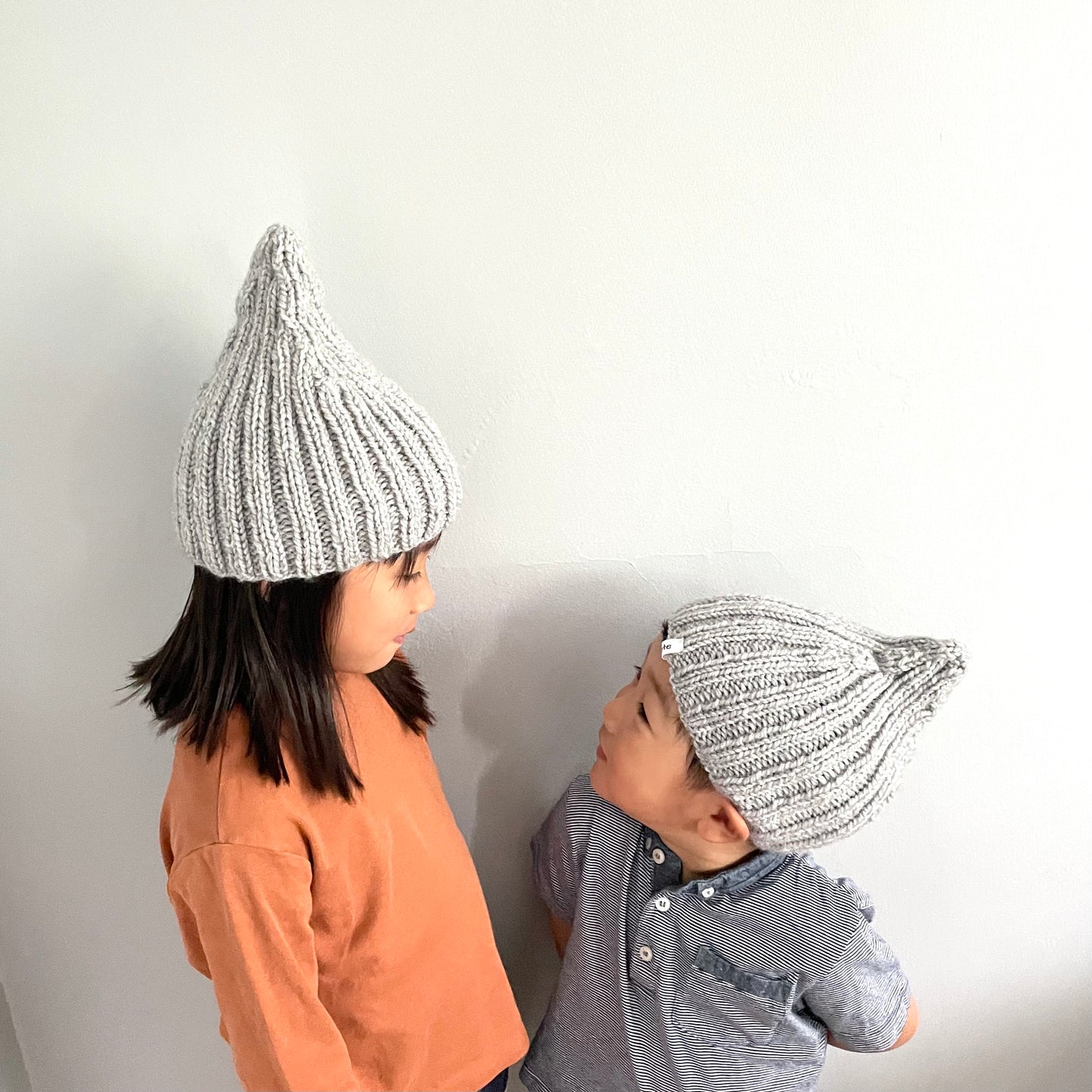 tetote / Pointy ribbed beanie / Kids