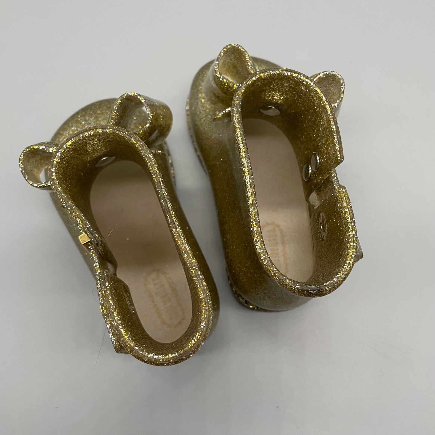 Mini Melissa / GOLD MINI SUGAR RAIN BOOTS / US7