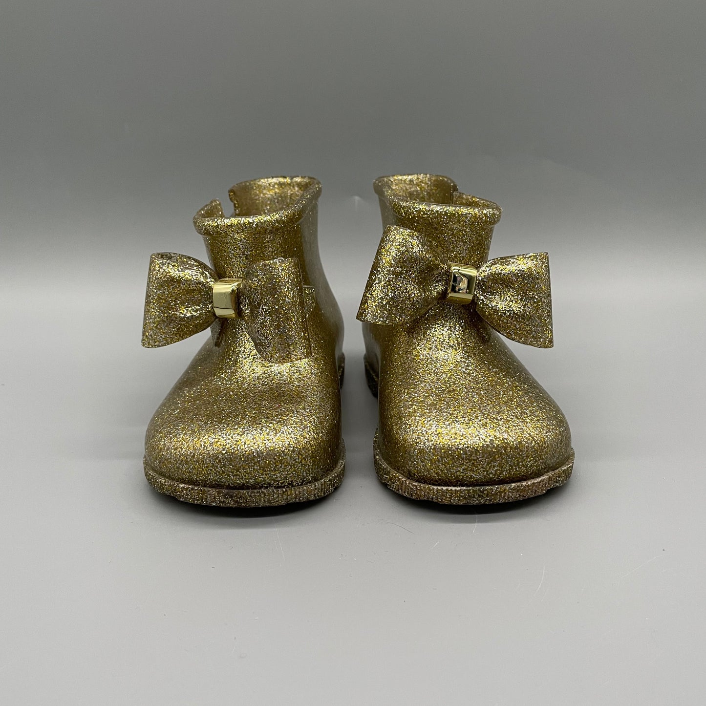 Mini Melissa / GOLD MINI SUGAR RAIN BOOTS / US7