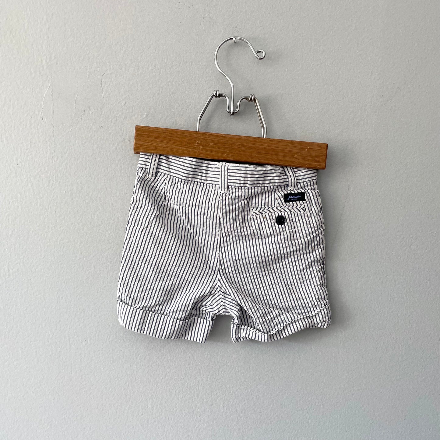 Jacadi / Striped cotton shorts / 12M