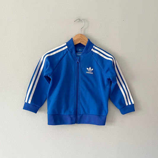 Adidas / Blue track jacket / 6-9M