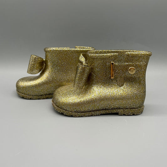 Mini Melissa / GOLD MINI SUGAR RAIN BOOTS / US7