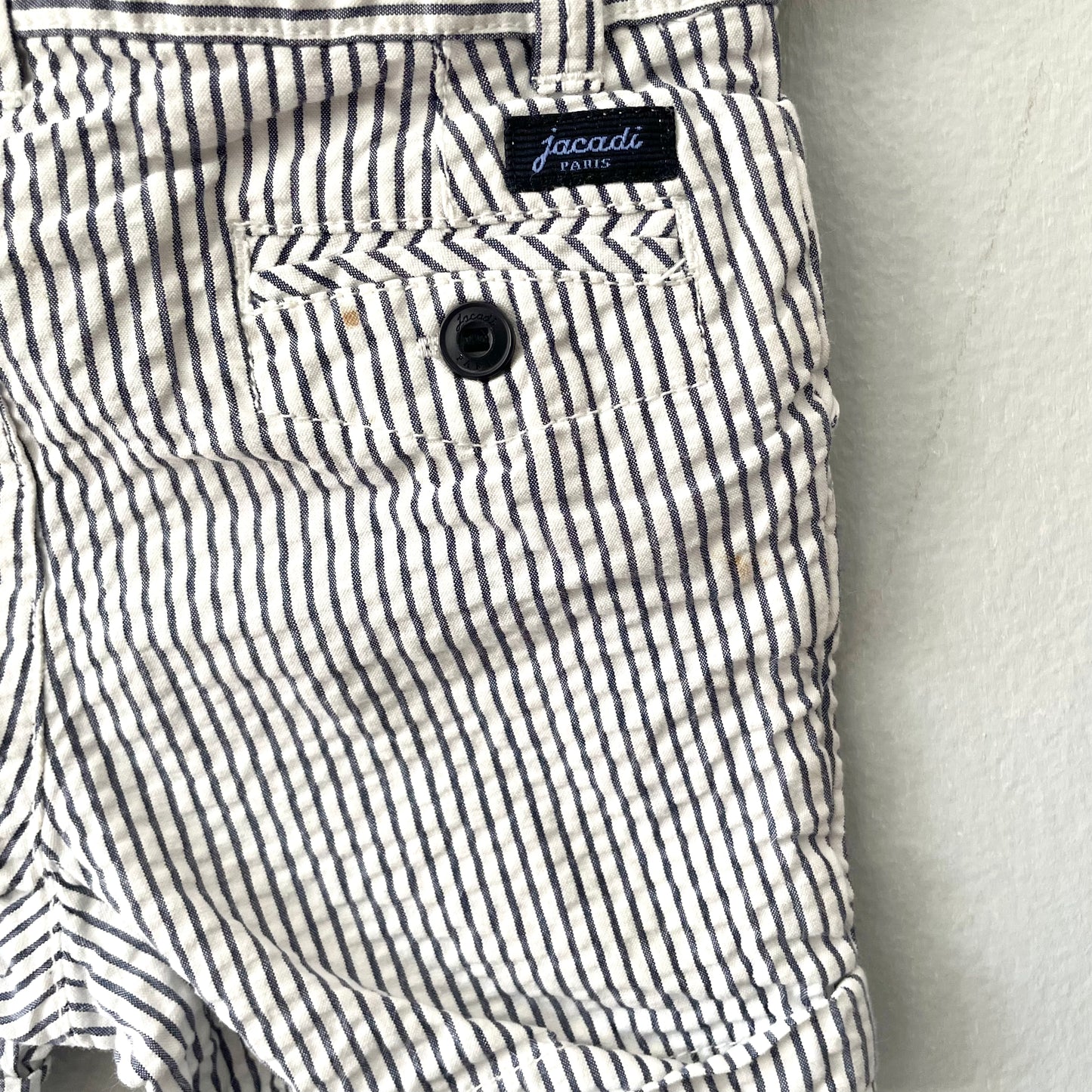 Jacadi / Striped cotton shorts / 12M