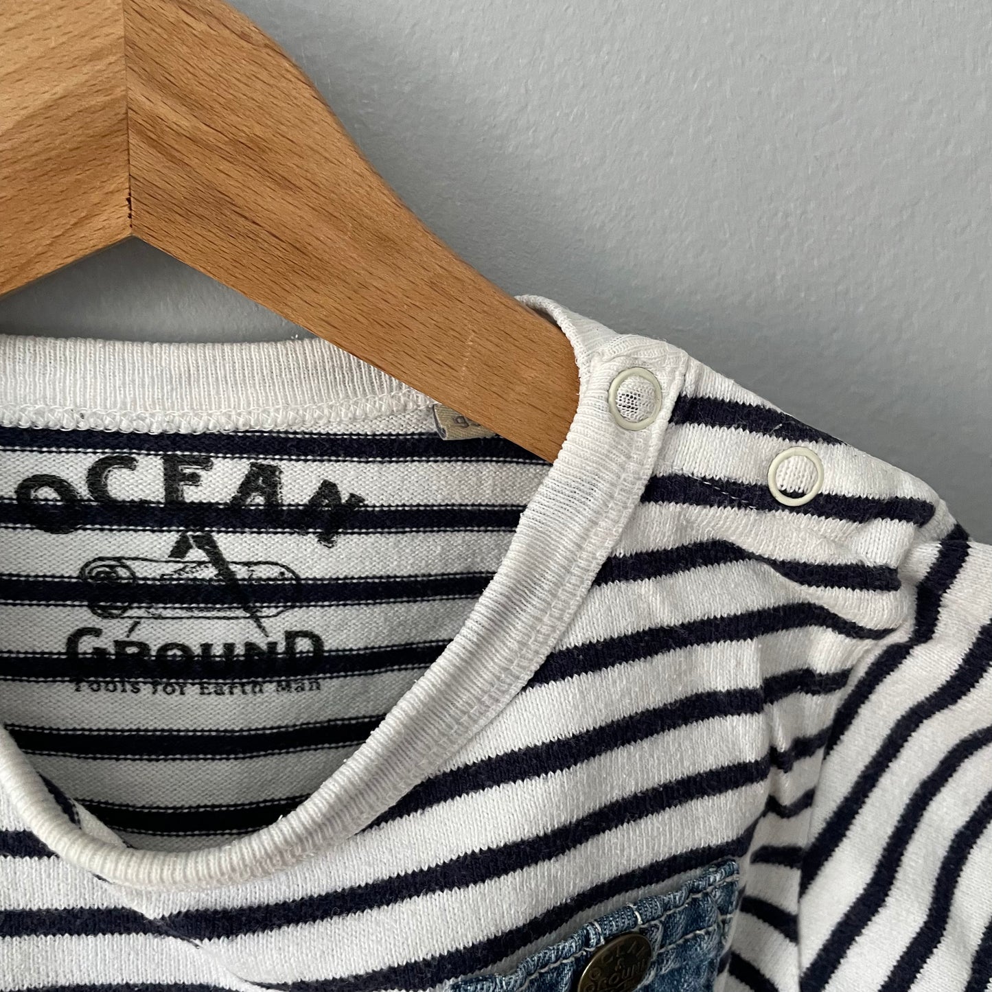 Ocean Ground / Striped T-shirt / 3T