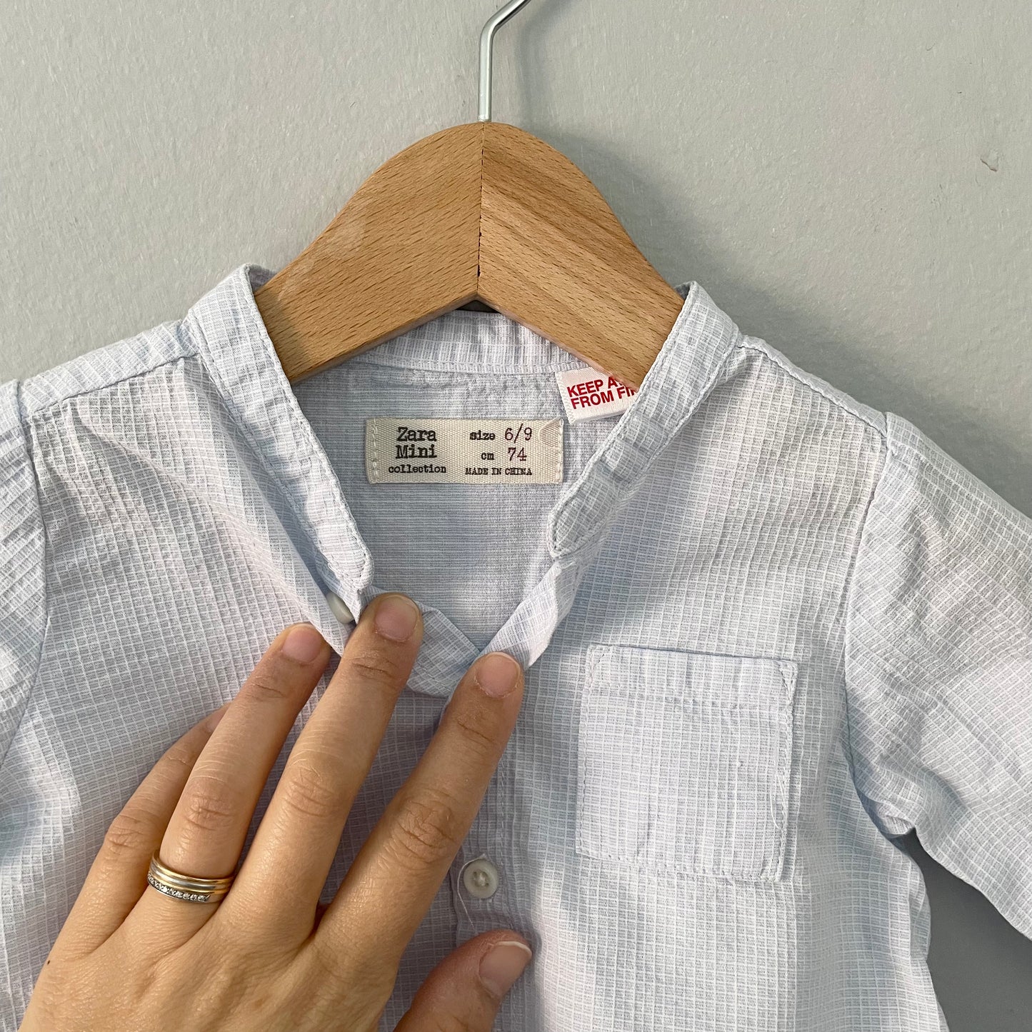 Zara / Cotton shirt / 6-9M