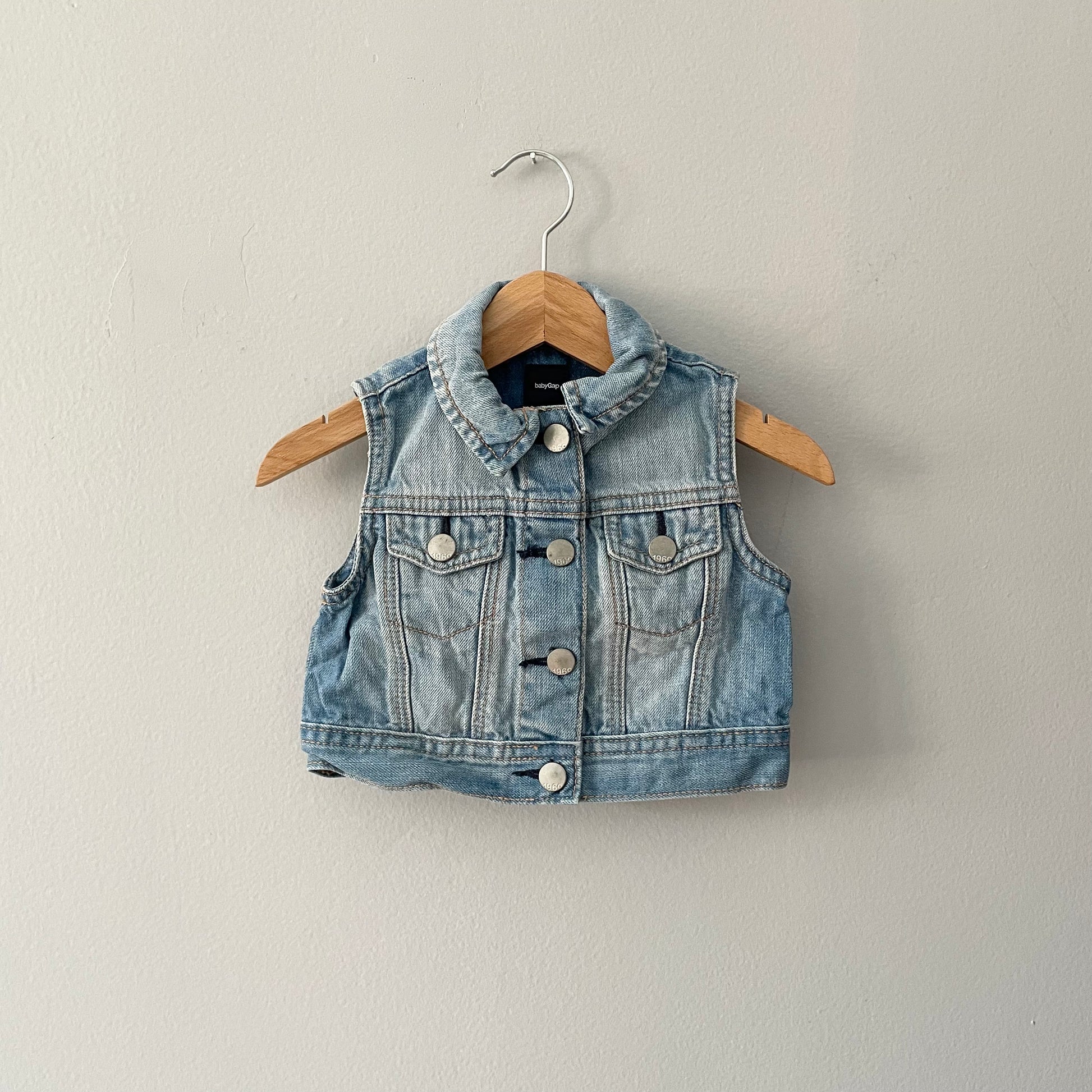 Denim vest outlet gap