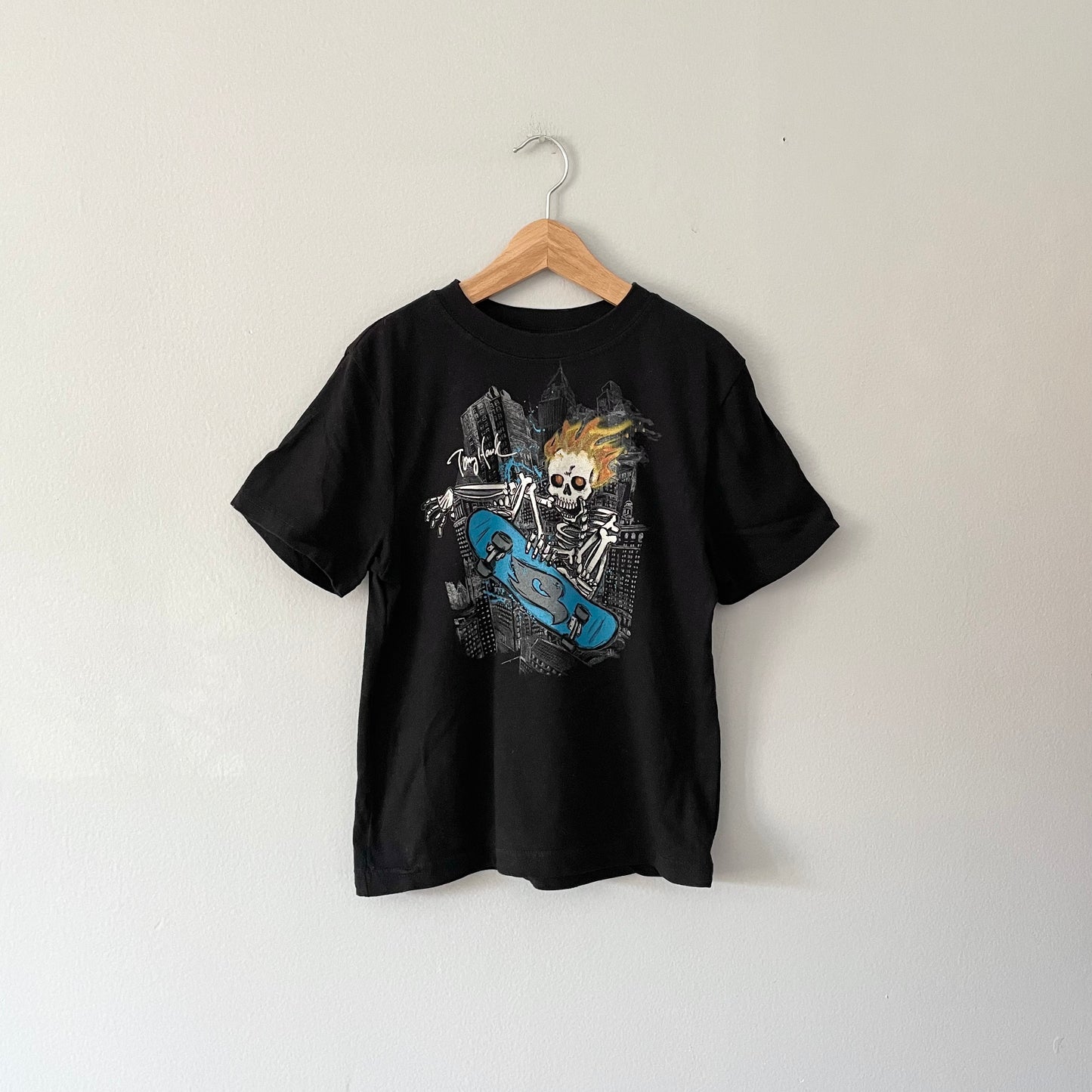 Tony Hawk / Black T-shirt / 7Y