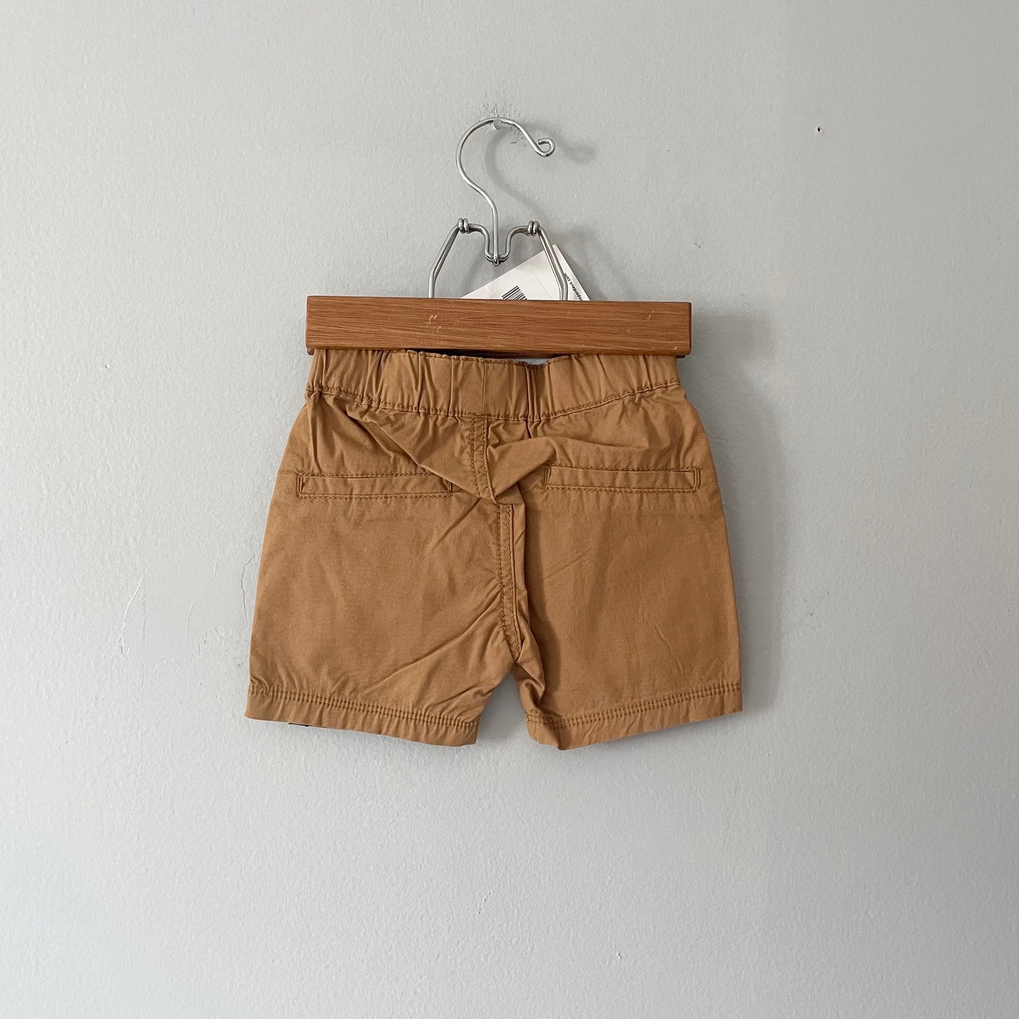 Deux par deux / Brown cotton shorts / 18M