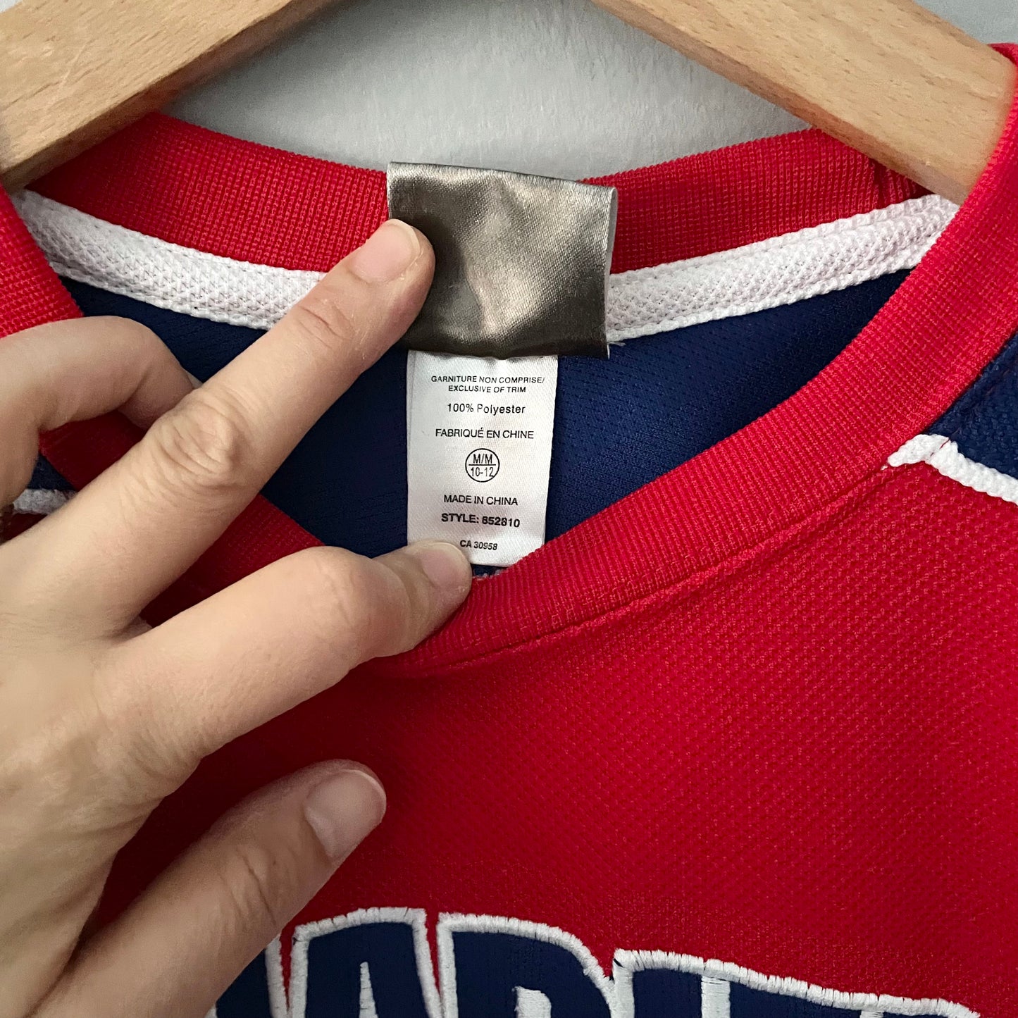 NHL / Montreal Canadiens jersey / 10-12Y